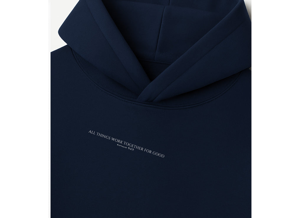 WORK - Unisex Hoodie — Romans 8:28