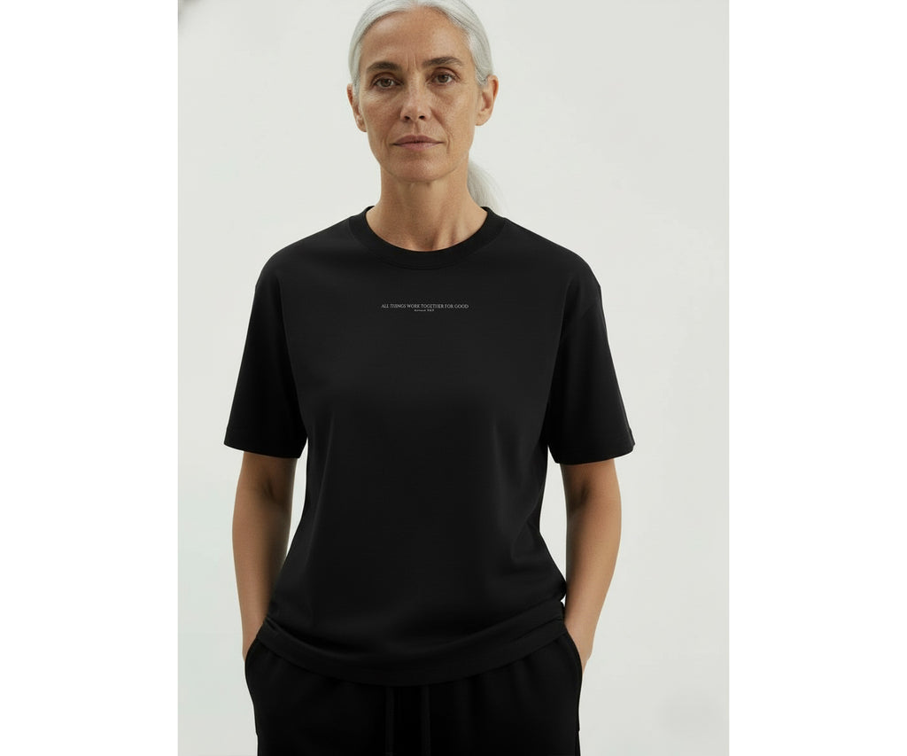 WORK - Unisex Regular Tee — Romans 8:28